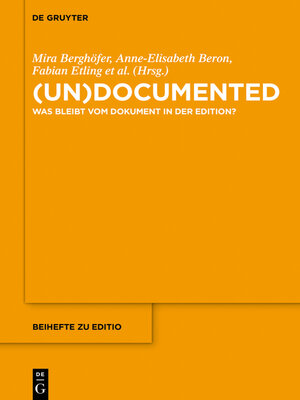 cover image of (un)documented